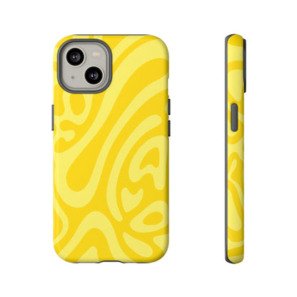 iPhone 17 Pro Max Case | Yellow Wave (Tough)