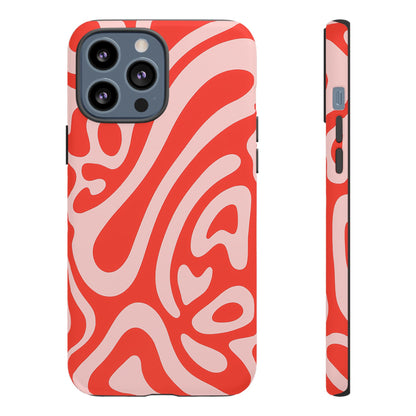 iPhone 17 Pro Max Case | Red Wave (Tough)