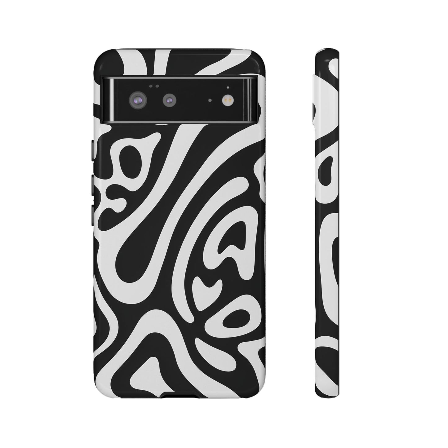 iPhone 17 Pro Max Case | Black Wave (Tough)