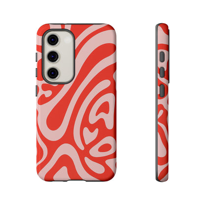 iPhone 17 Pro Max Case | Red Wave (Tough)