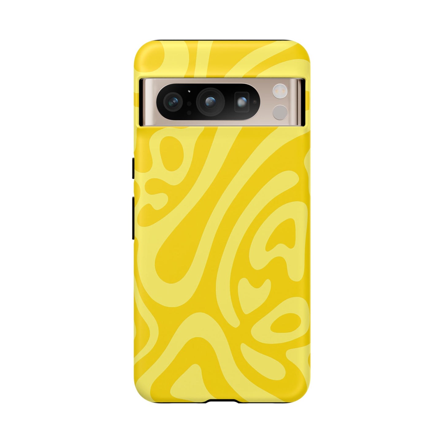 iPhone 17 Pro Max Case | Yellow Wave (Tough)