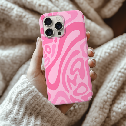 iPhone 17 Pro Max Case | Pink Wave (Tough)