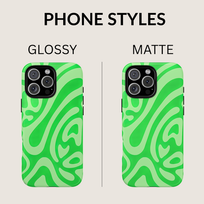 iPhone 17 Pro Max Case | Green Wave (Tough)
