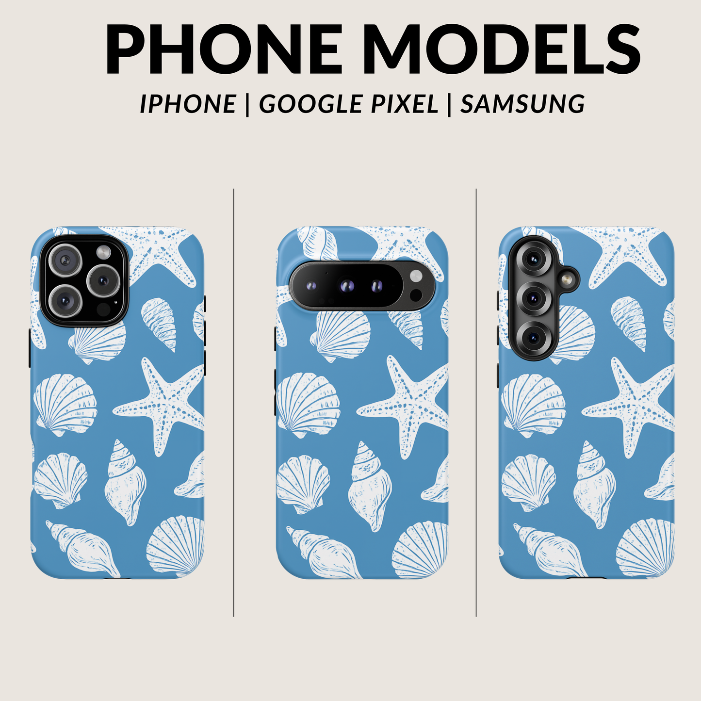 iPhone 17 Pro Max Case | White Star (Tough)