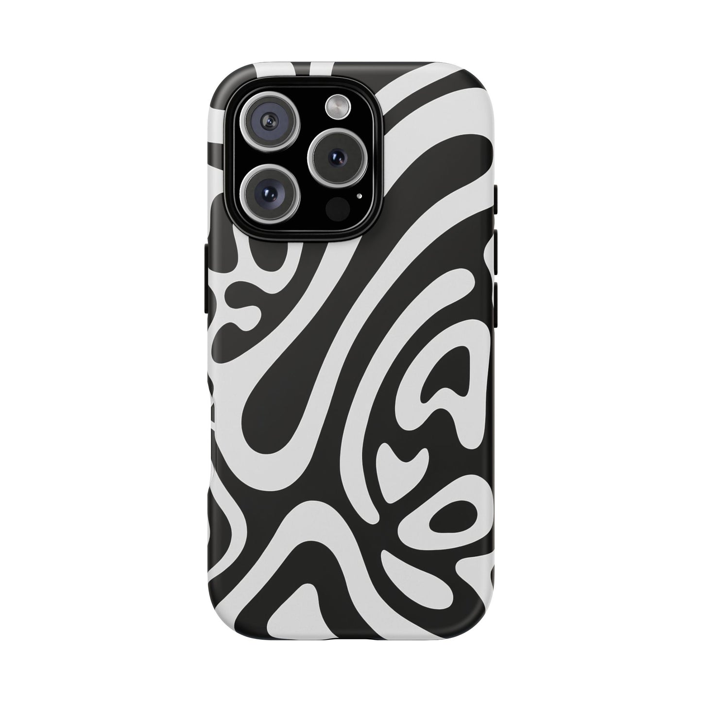 iPhone 17 Pro Max Case | Black Wave (Tough)
