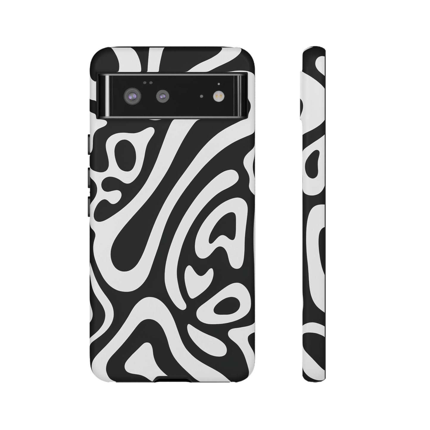 iPhone 17 Pro Max Case | Black Wave (Tough)