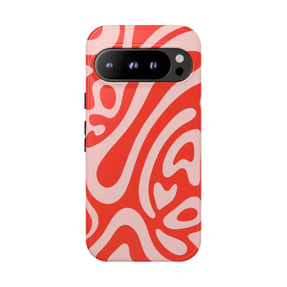 iPhone 17 Pro Max Case | Red Wave (Tough)