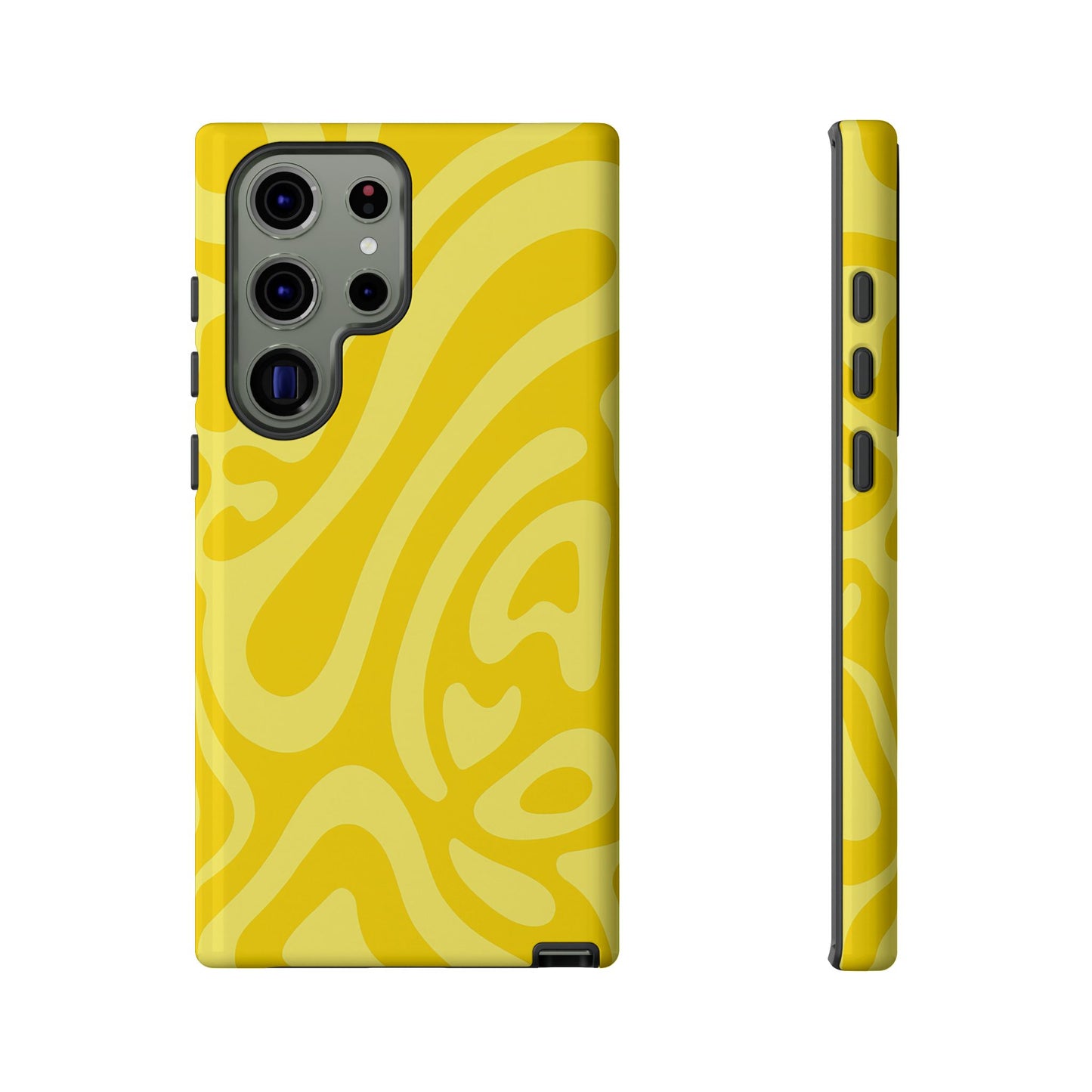 iPhone 17 Pro Max Case | Yellow Wave (Tough)