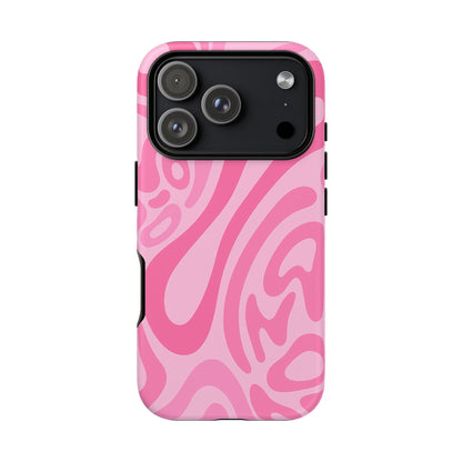 iPhone 17 Pro Max Case | Pink Wave (Tough)