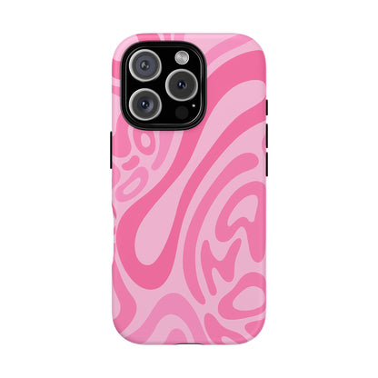 iPhone 17 Pro Max Case | Pink Wave (Tough)