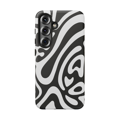 iPhone 17 Pro Max Case | Black Wave (Tough)