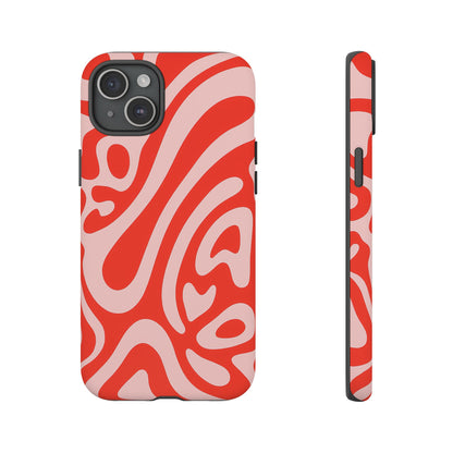 iPhone 17 Pro Max Case | Red Wave (Tough)