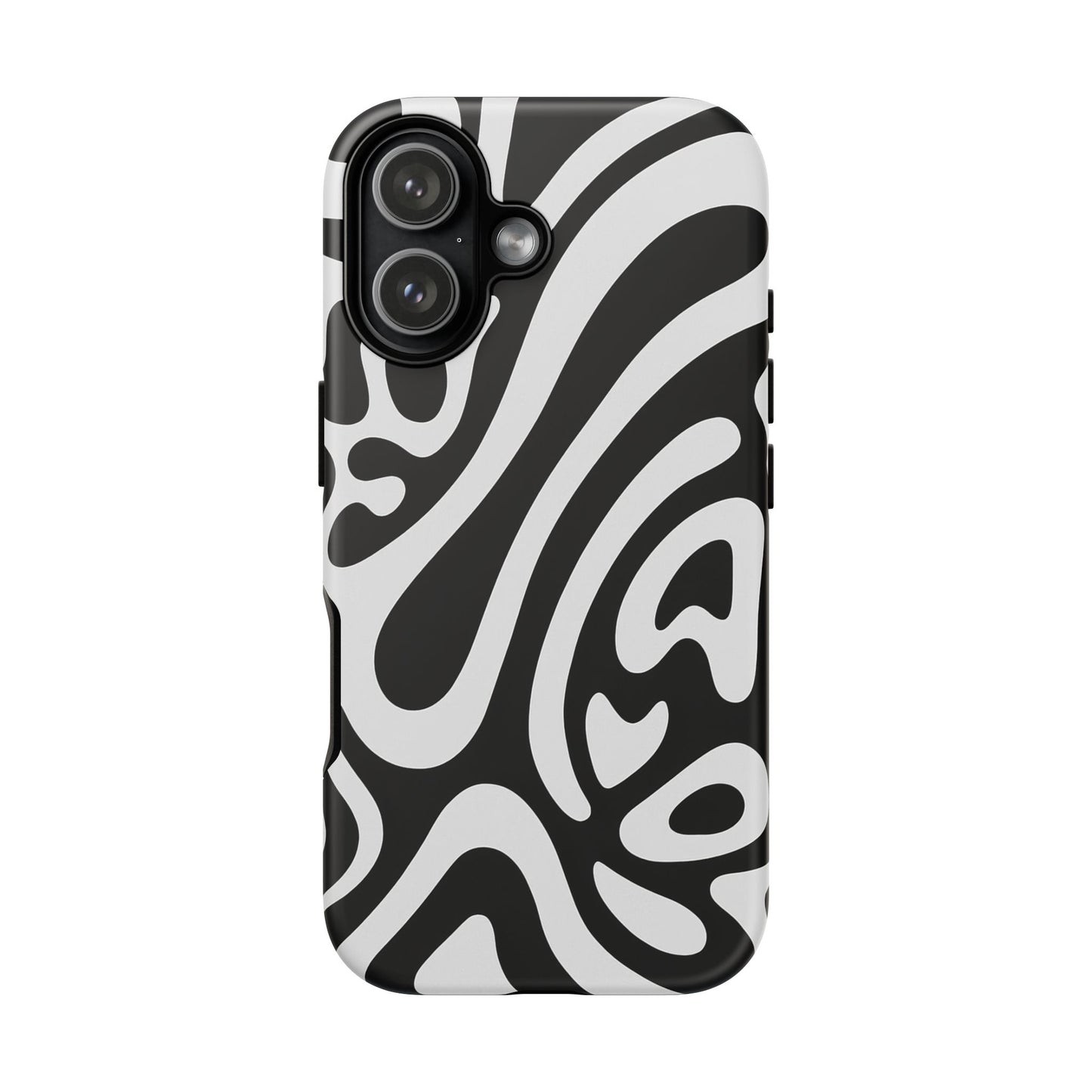 iPhone 17 Pro Max Case | Black Wave (Tough)