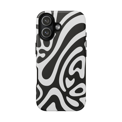 iPhone 17 Pro Max Case | Black Wave (Tough)