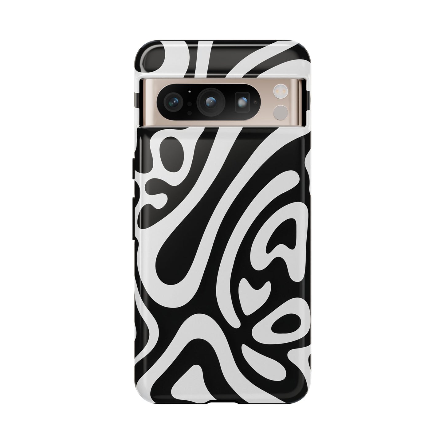 iPhone 17 Pro Max Case | Black Wave (Tough)