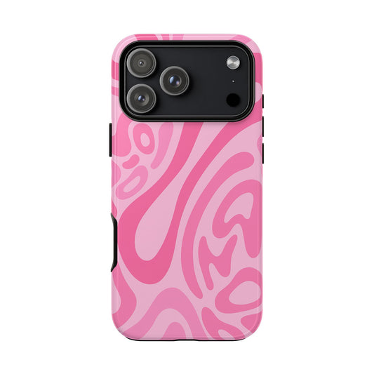 iPhone 17 Pro Max Case | Pink Wave (Tough)