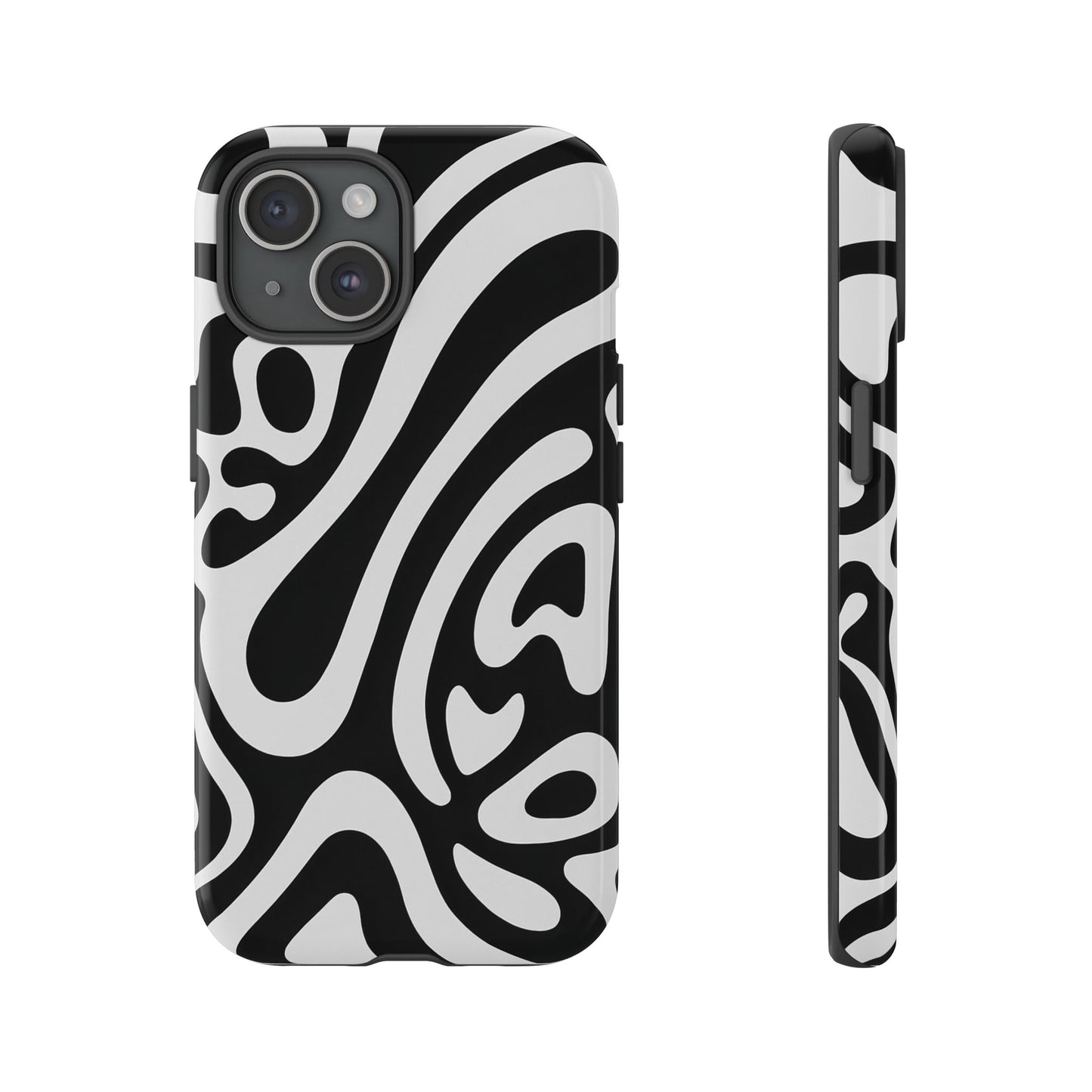 iPhone 17 Pro Max Case | Black Wave (Tough)