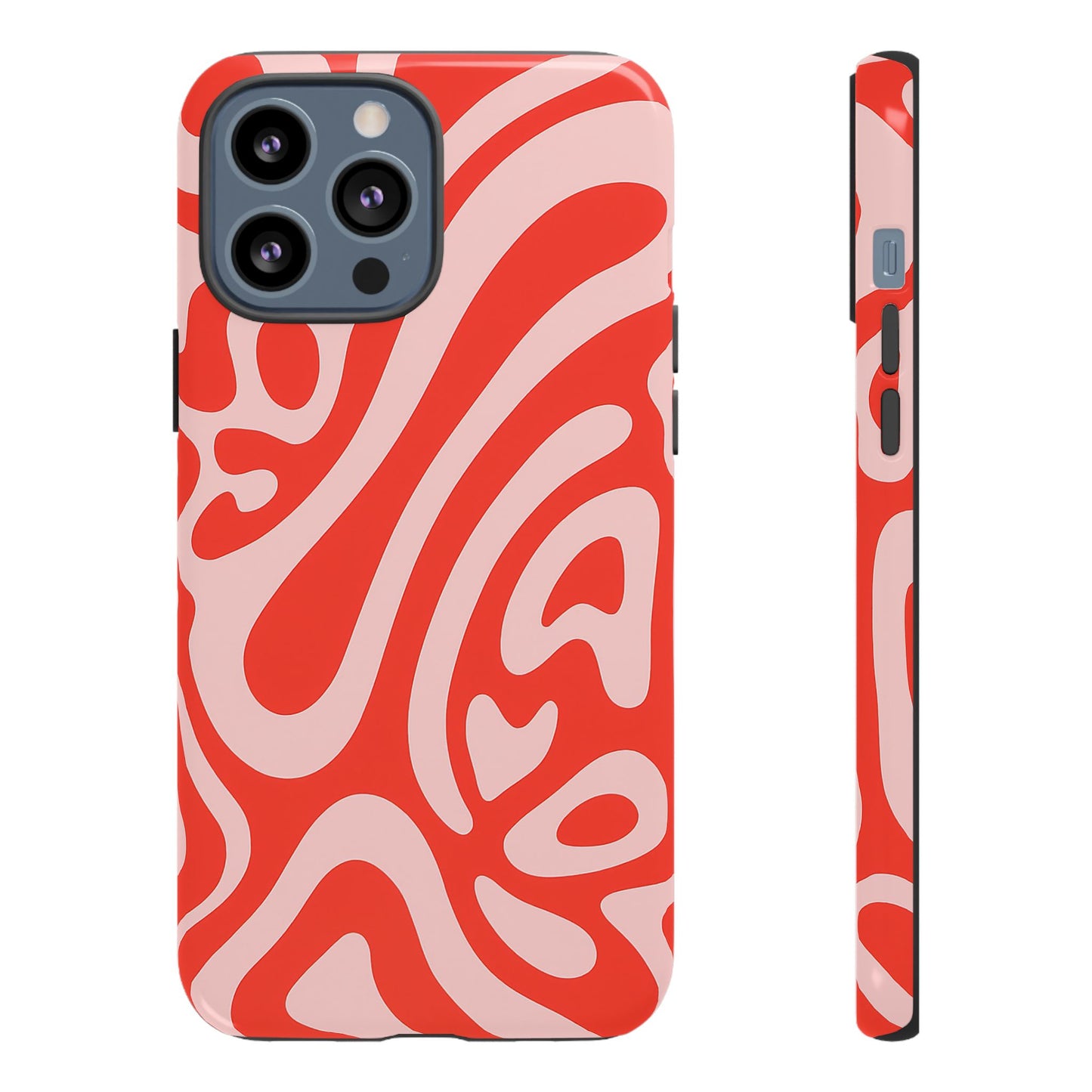 iPhone 17 Pro Max Case | Red Wave (Tough)
