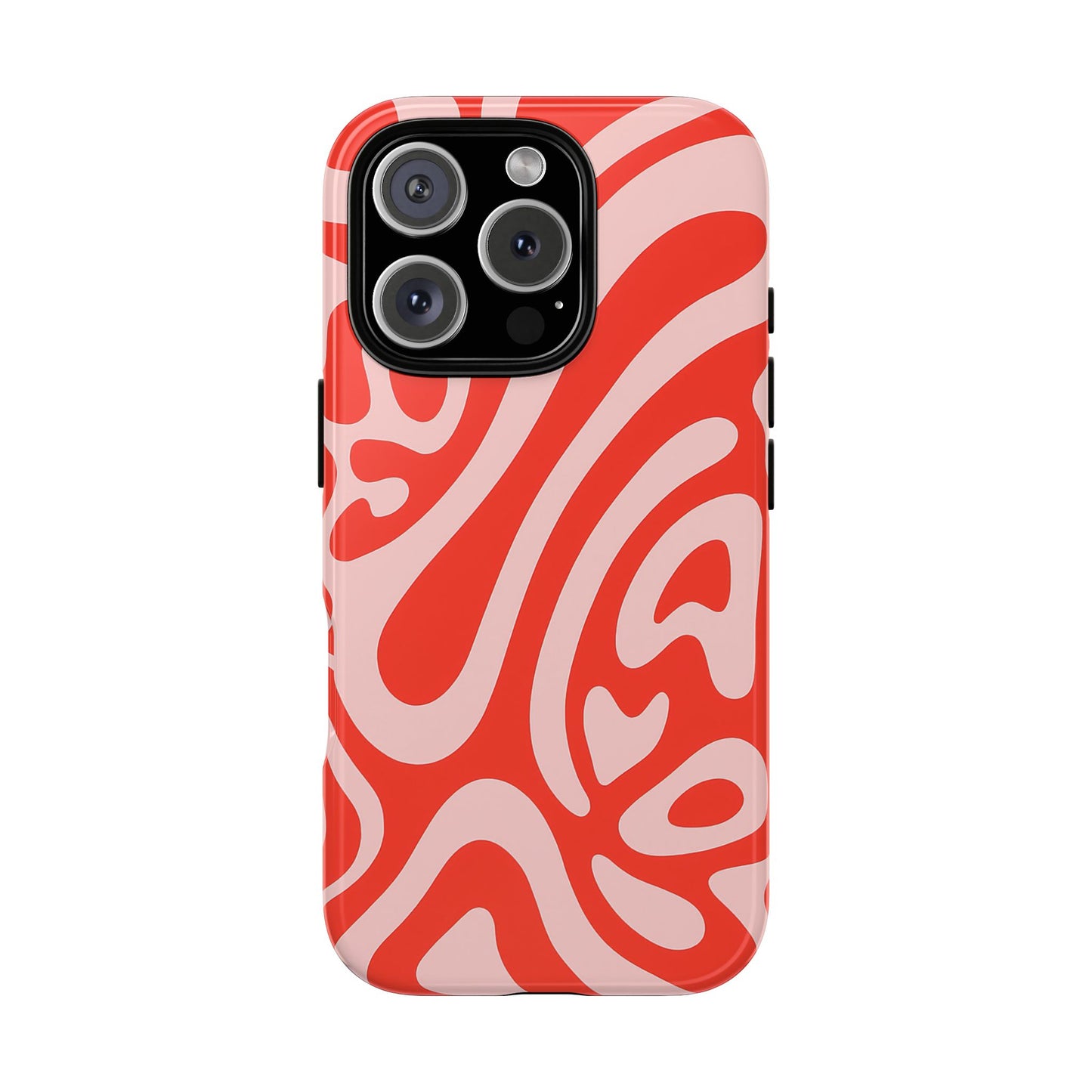 iPhone 17 Pro Max Case | Red Wave (Tough)