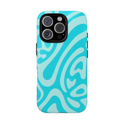 iPhone 17 Pro Max Case | Blue Wave (Tough)