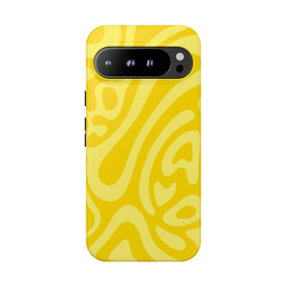 iPhone 17 Pro Max Case | Yellow Wave (Tough)