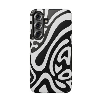 iPhone 17 Pro Max Case | Black Wave (Tough)