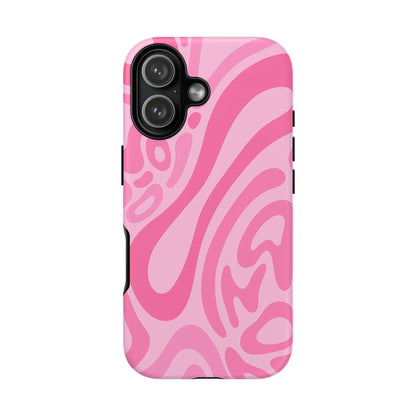 iPhone 17 Pro Max Case | Pink Wave (Tough)
