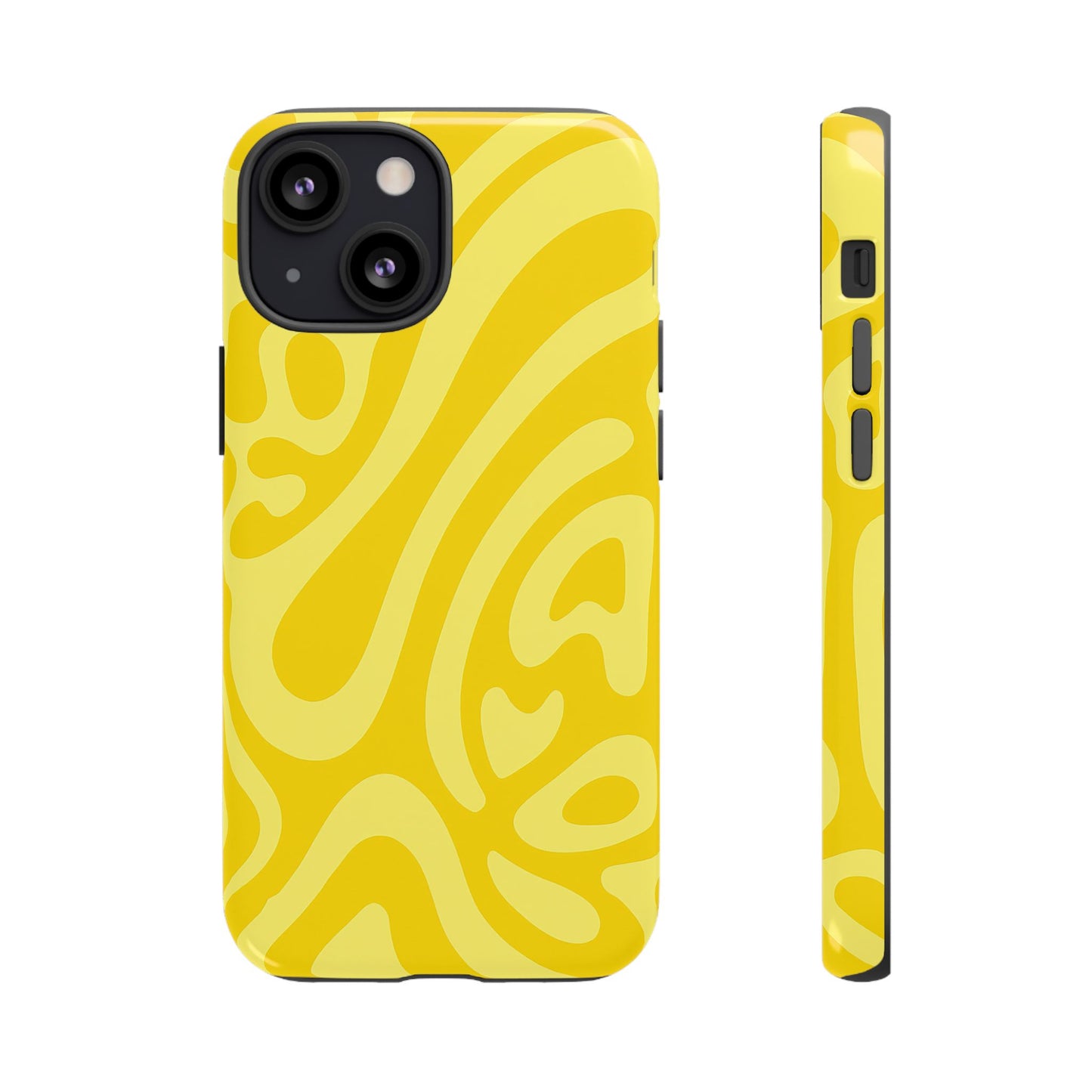 iPhone 17 Pro Max Case | Yellow Wave (Tough)