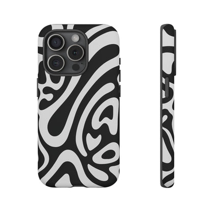 iPhone 17 Pro Max Case | Black Wave (Tough)