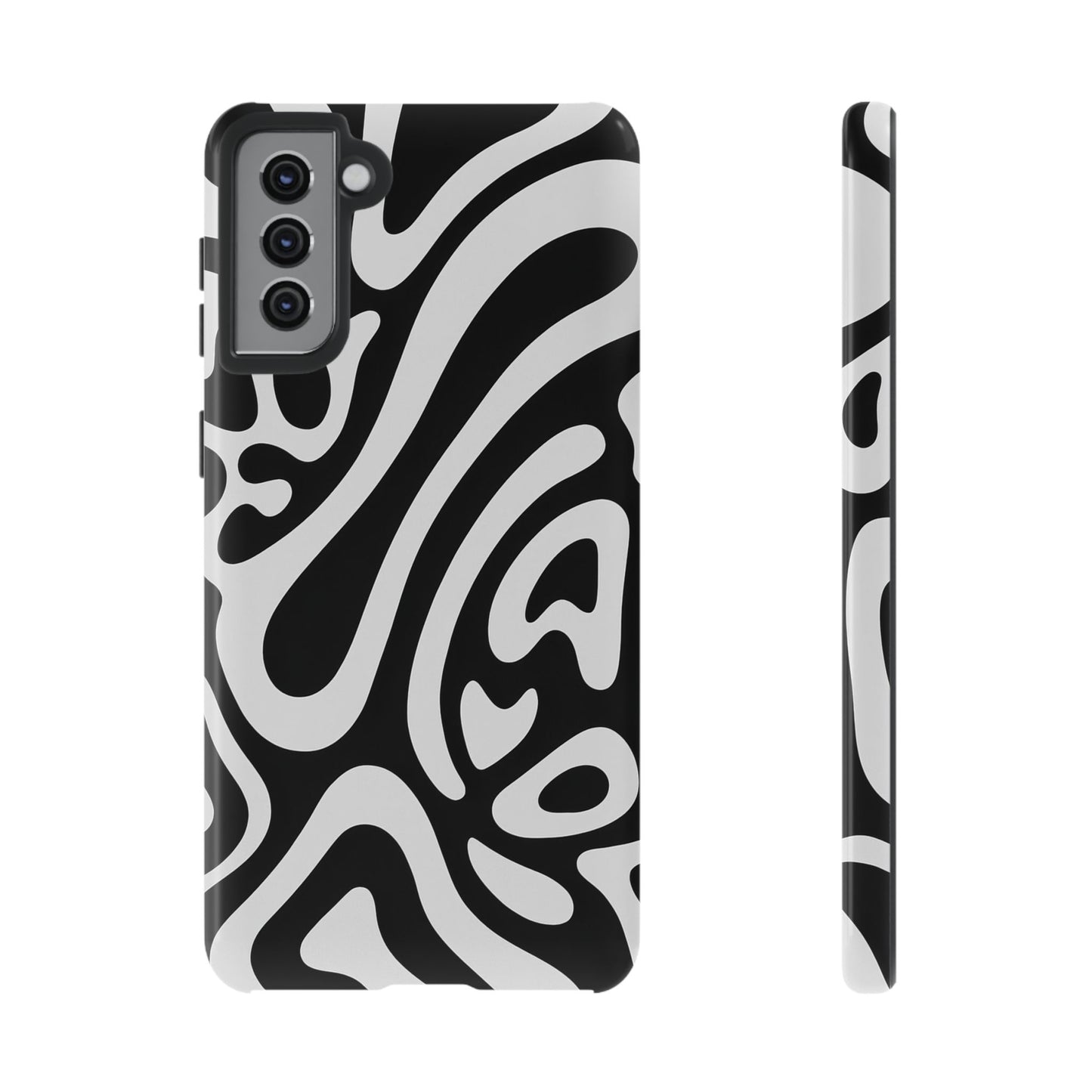 iPhone 17 Pro Max Case | Black Wave (Tough)