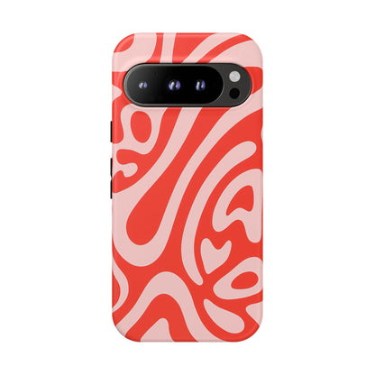 iPhone 17 Pro Max Case | Red Wave (Tough)