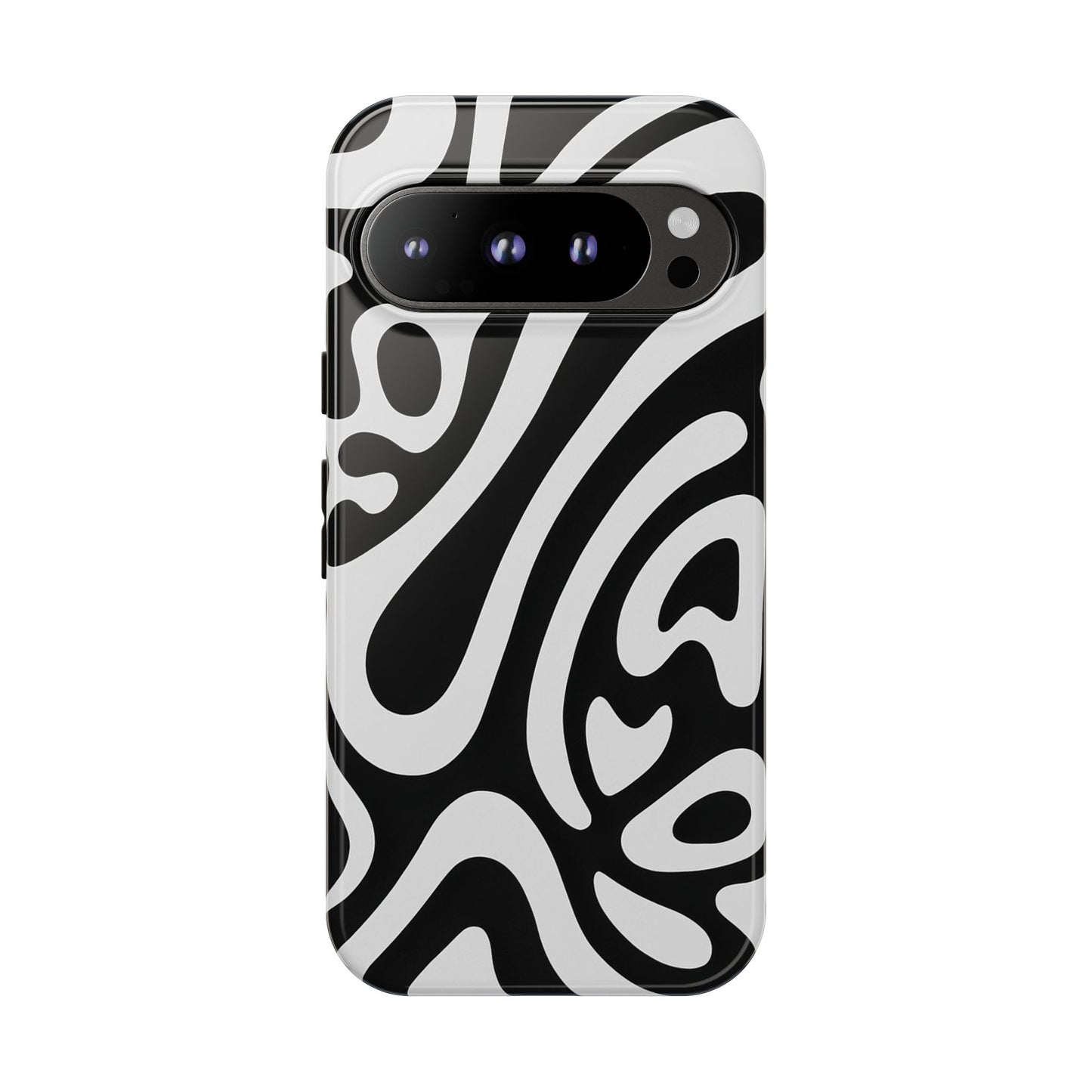 iPhone 17 Pro Max Case | Black Wave (Tough)