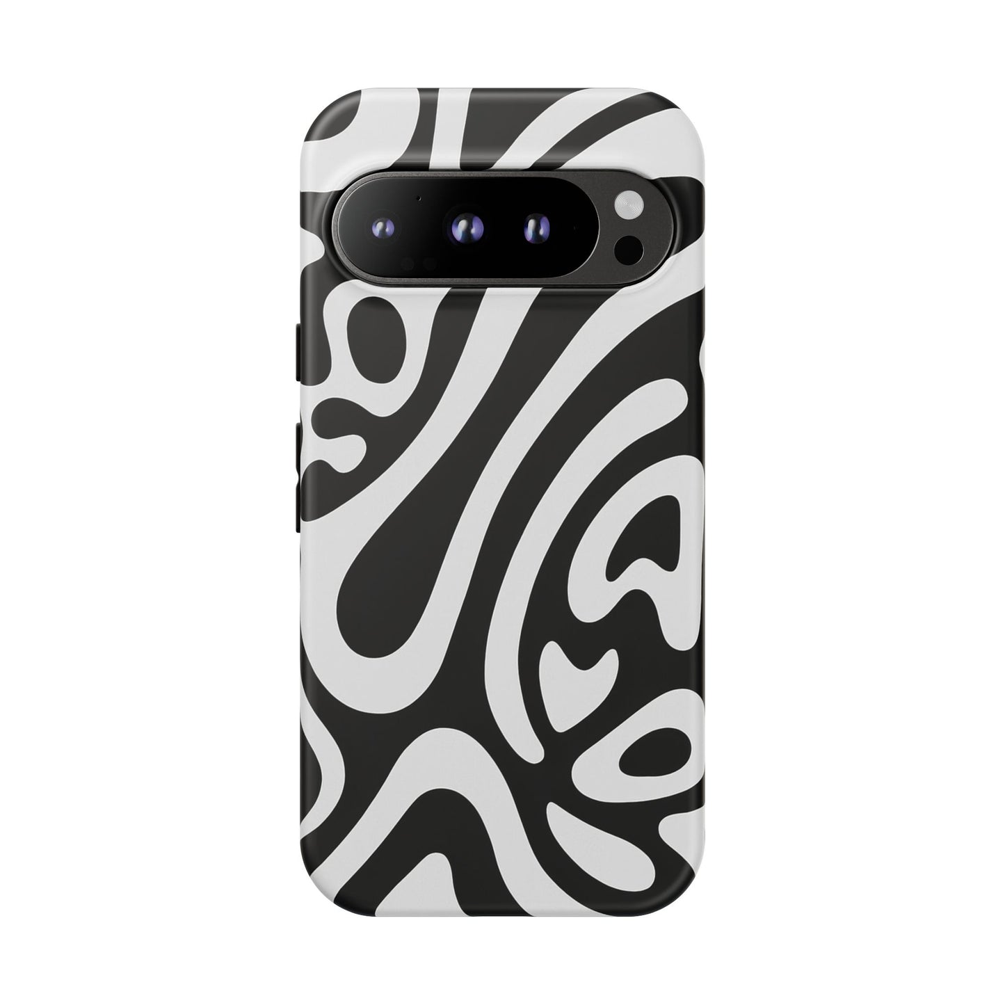 iPhone 17 Pro Max Case | Black Wave (Tough)