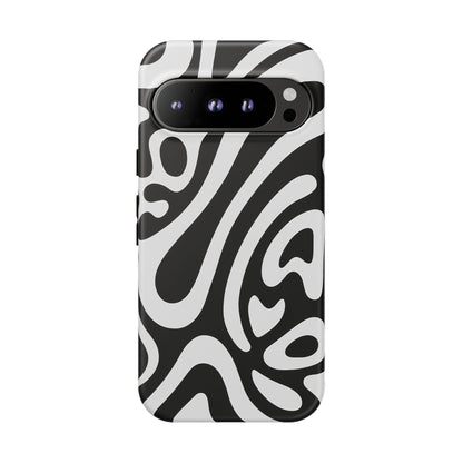 iPhone 17 Pro Max Case | Black Wave (Tough)