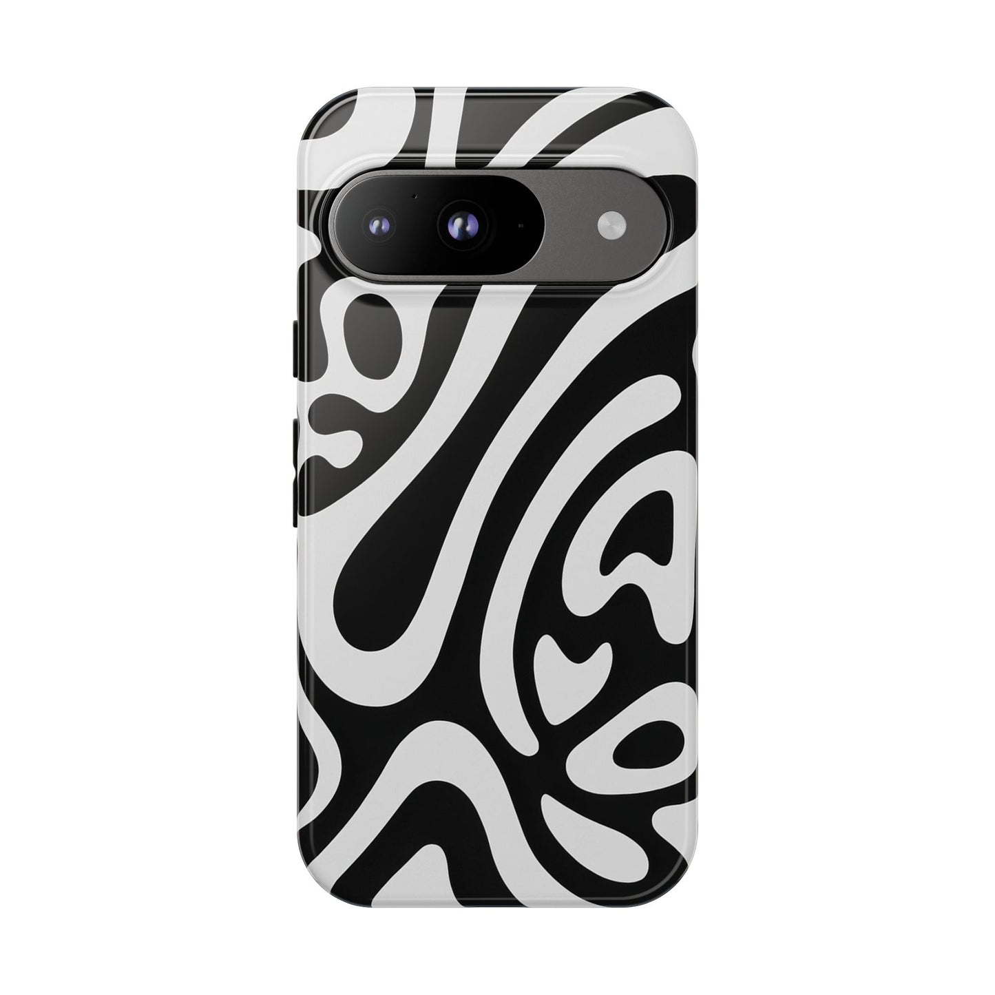 iPhone 17 Pro Max Case | Black Wave (Tough)