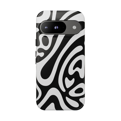 iPhone 17 Pro Max Case | Black Wave (Tough)