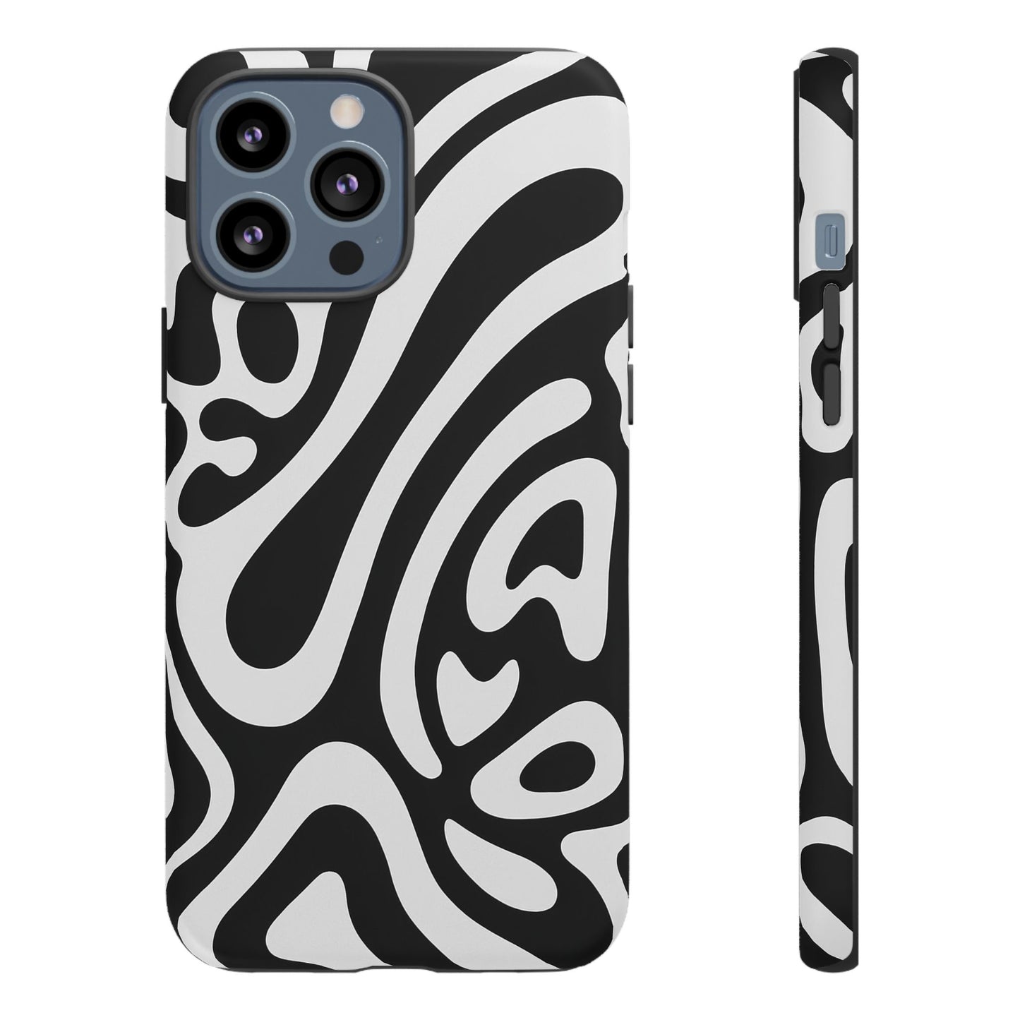 iPhone 17 Pro Max Case | Black Wave (Tough)
