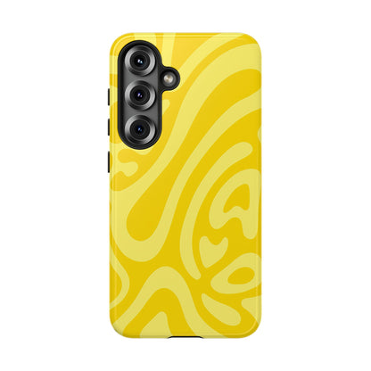 iPhone 17 Pro Max Case | Yellow Wave (Tough)