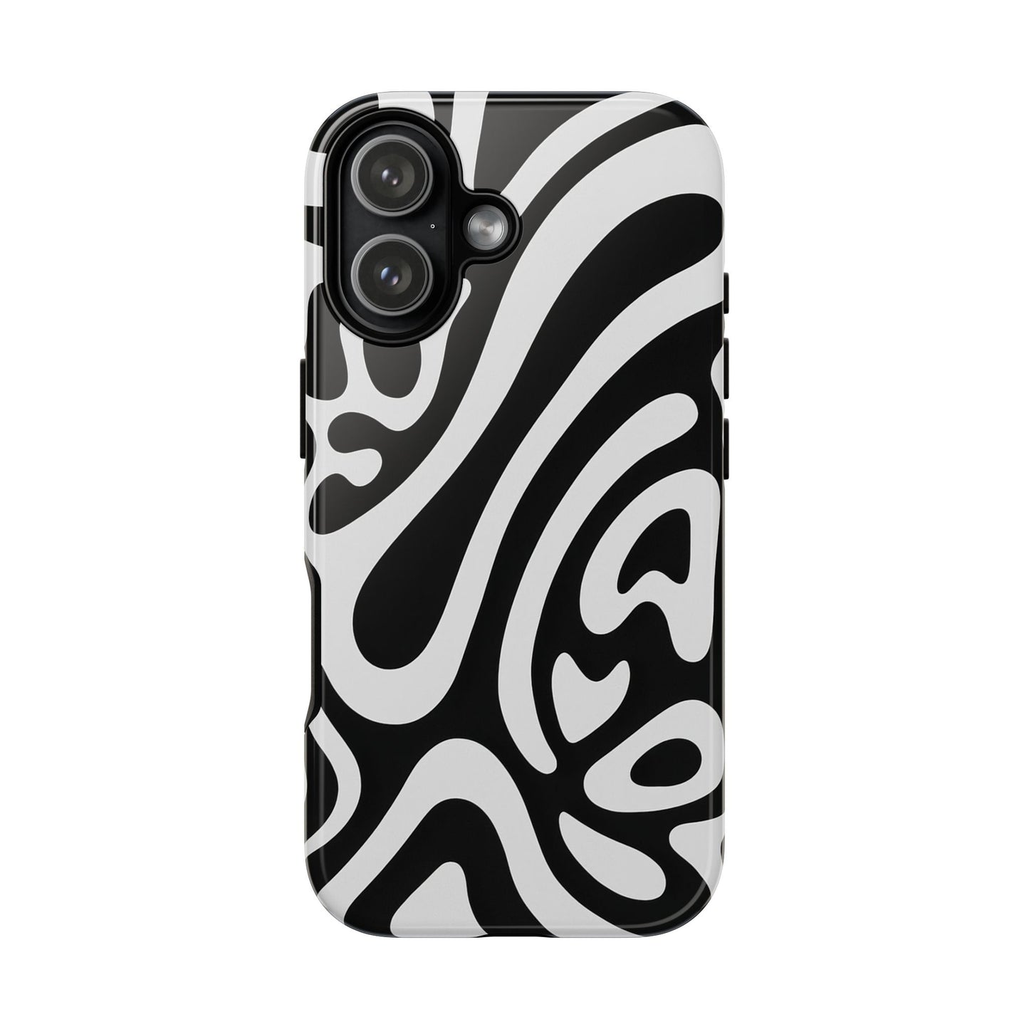 iPhone 17 Pro Max Case | Black Wave (Tough)