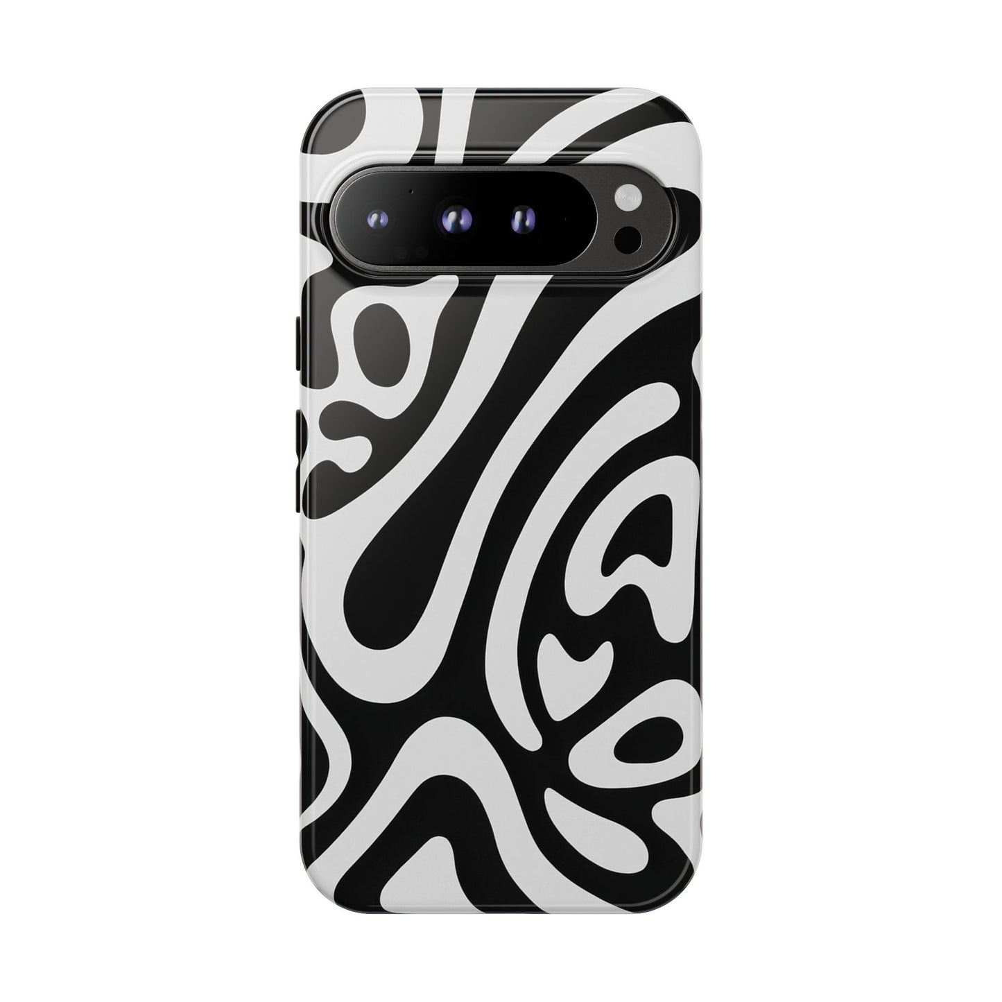 iPhone 17 Pro Max Case | Black Wave (Tough)