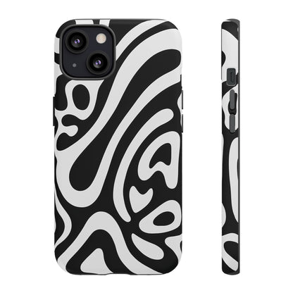 iPhone 17 Pro Max Case | Black Wave (Tough)