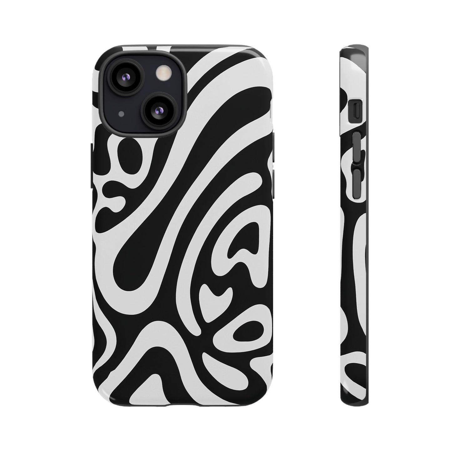 iPhone 17 Pro Max Case | Black Wave (Tough)