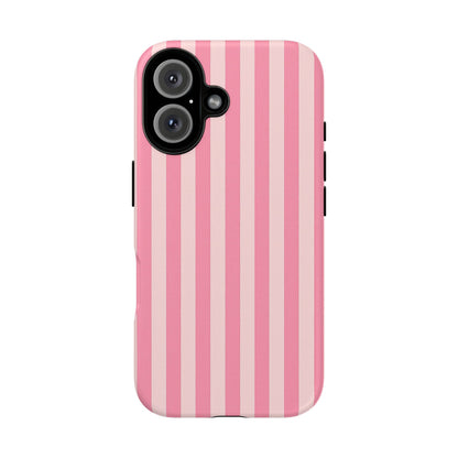 iPhone 17 Pro Max Case | Pink Stripes (Tough)