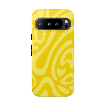 iPhone 17 Pro Max Case | Yellow Wave (Tough)