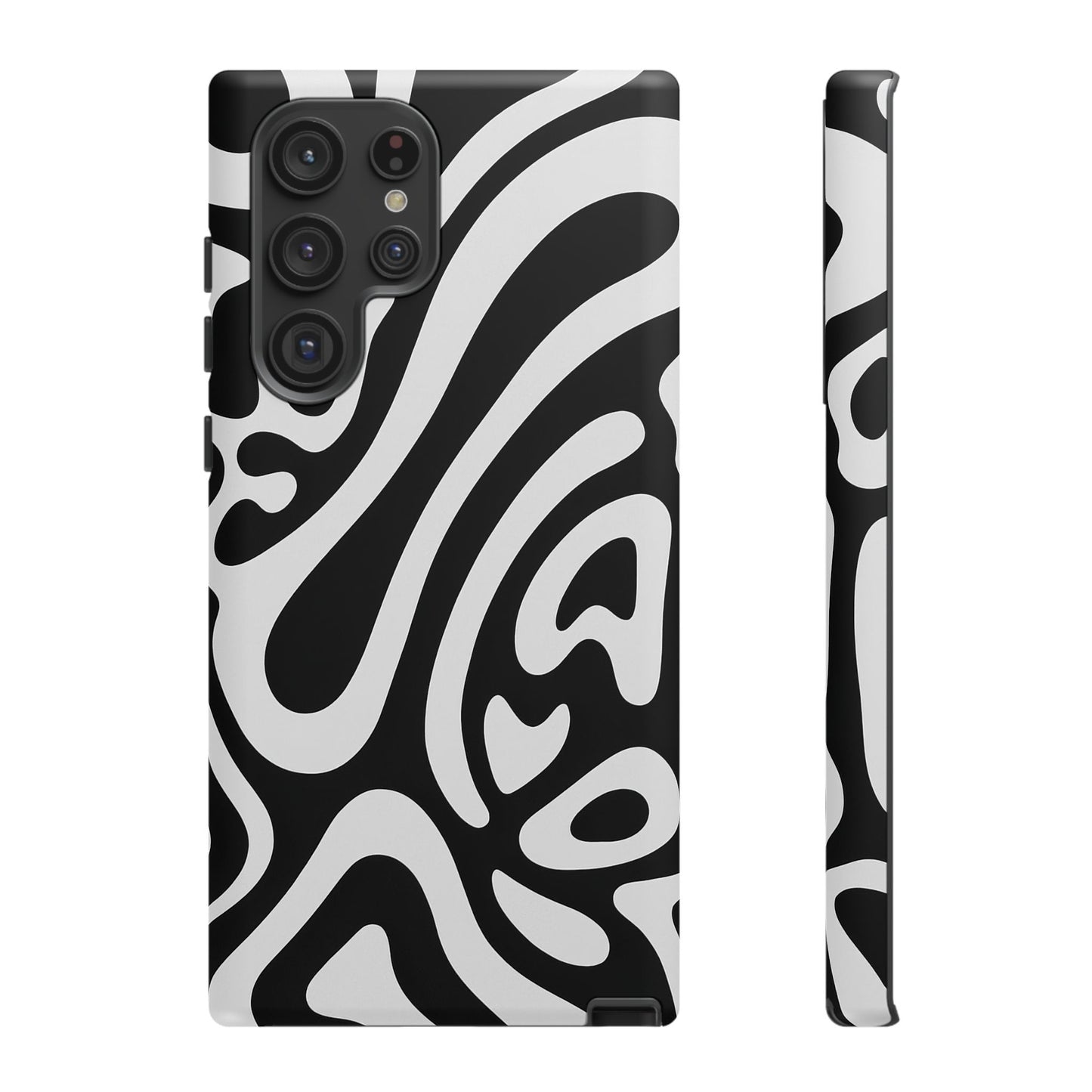 iPhone 17 Pro Max Case | Black Wave (Tough)