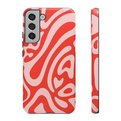 iPhone 17 Pro Max Case | Red Wave (Tough)