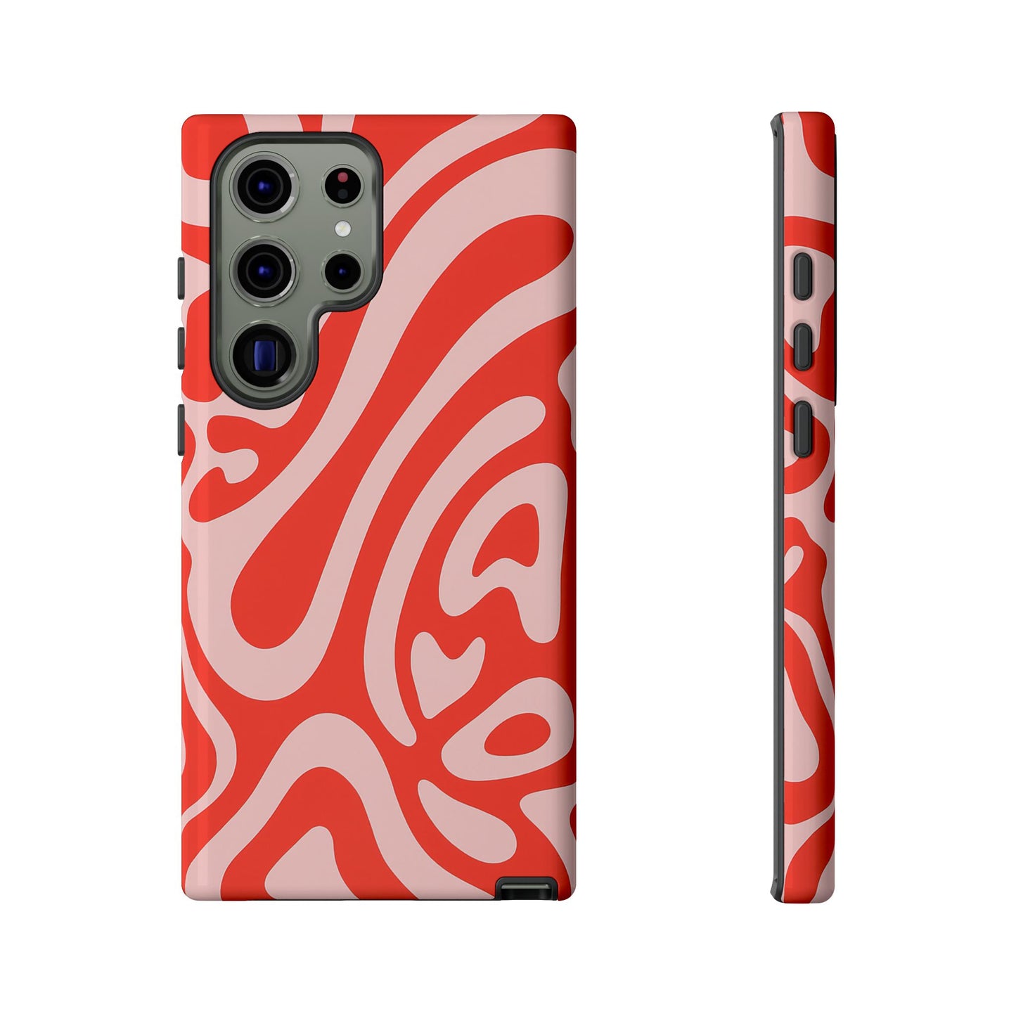 iPhone 17 Pro Max Case | Red Wave (Tough)