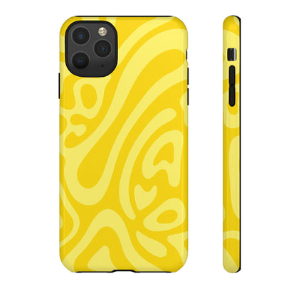 iPhone 17 Pro Max Case | Yellow Wave (Tough)