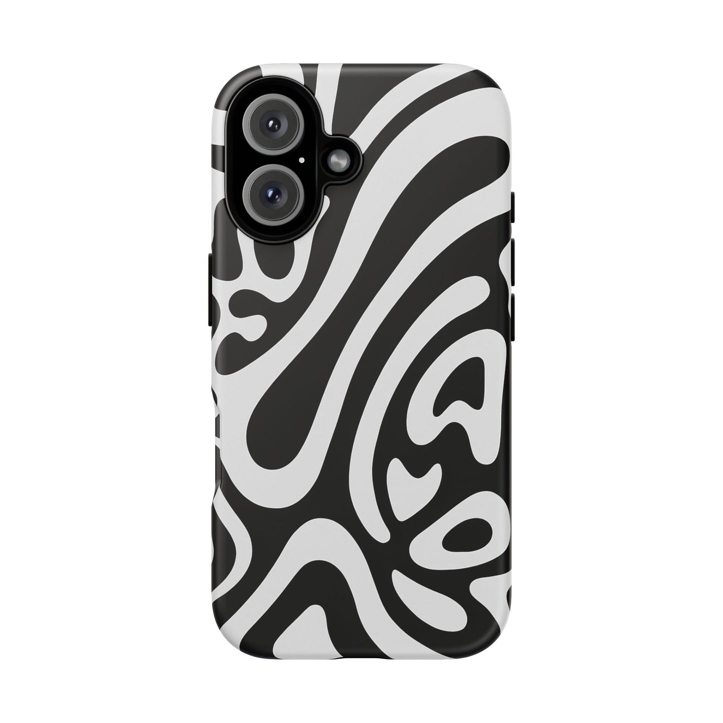 iPhone 17 Pro Max Case | Black Wave (Tough)