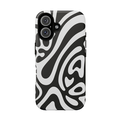 iPhone 17 Pro Max Case | Black Wave (Tough)